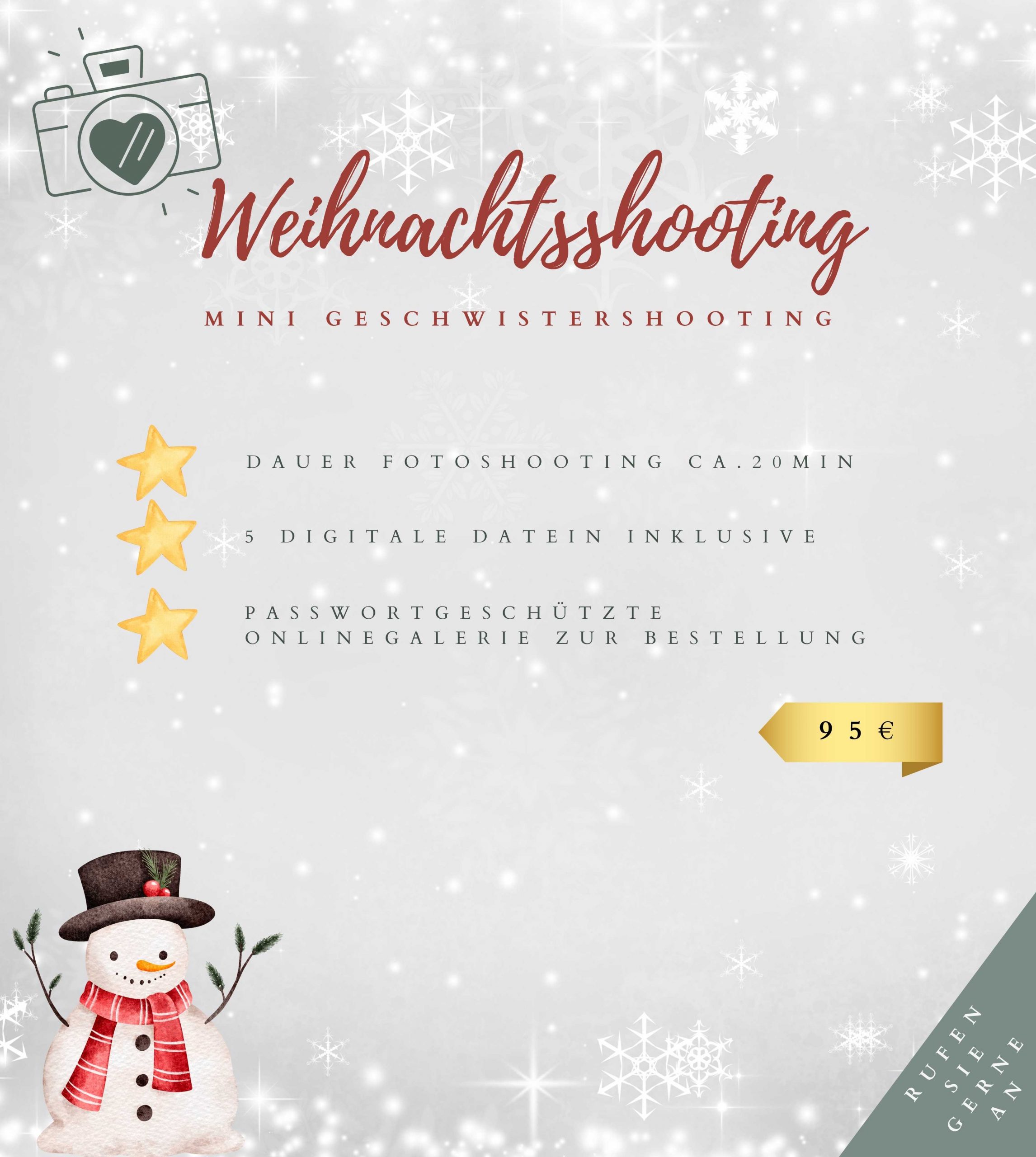 Angebot Weihnachtsshooting 2Variante Glonn Fotograf